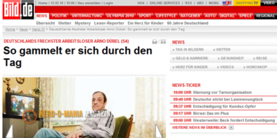 Gestatten: Arno Dübel Vollzeit ALG 2 Bezieher