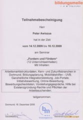 Hartz IV Zertifiziert