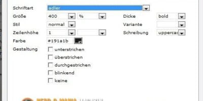 Schöne Initialen selber gebaut..