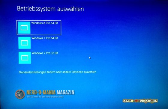 Windows 8 Bootmenü