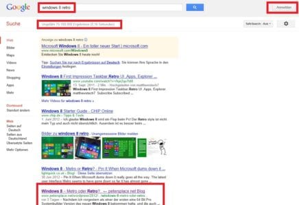 Windows 8 Consumer Review (Teil 2)..
