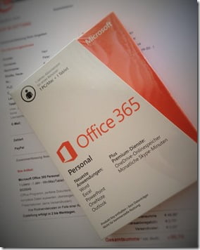 Office 365 Verpackung