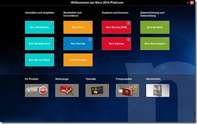Nero 2014 Gui