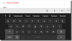 Tastatur windows 10 mobile