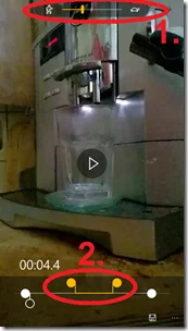 Lumia Zeitlupenbearbeitung