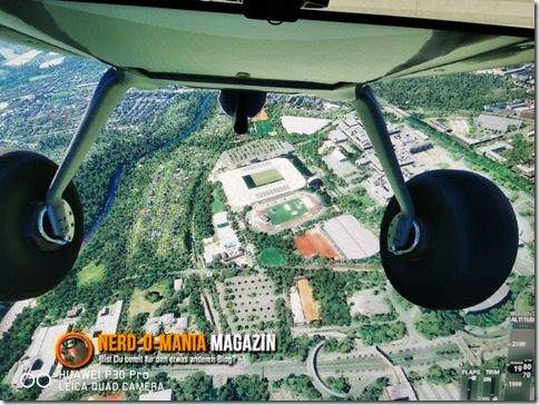 Flight Simulator 2020 - Überflug über das Dortmunder Signal-Iduna-Park Stadion.