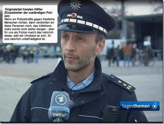 Statement Corona Demo Stuttgart mit Text 800px