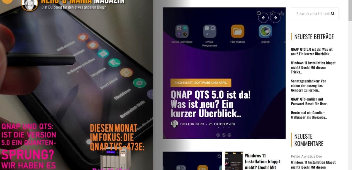 Dein WordPress auf der NAS? Warum nicht? Hier der Test..