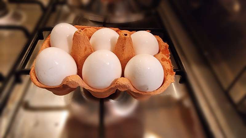 das perfekte 7 Minuten Ei - Eier in Verpackung