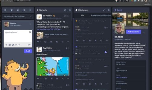 Goodbye Twitter - Welcome Mastodon - GUI auf PC