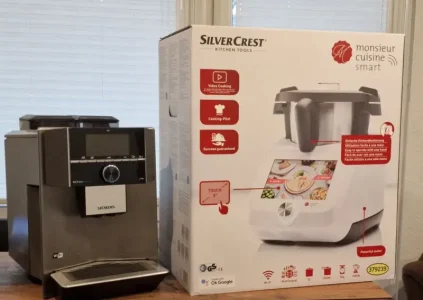 Monsieur Cuisine Smart Test - Verpackungsgröße im Vergleich