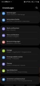 Modi und Routinen im SAMSUNG S23 Ultra