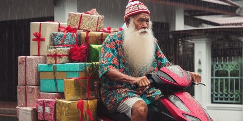 Sonntagsgedanken: der Rentier-Schlitten des Nikolaus ist abgewrackt und Rudolf Rotnase bekommt Bürgergeld ...