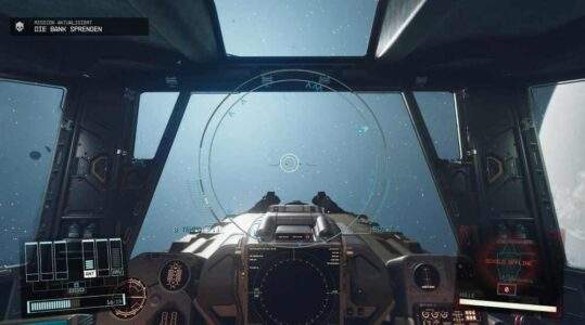Bethesda STARFIELD Test - Cockpit-Sicht