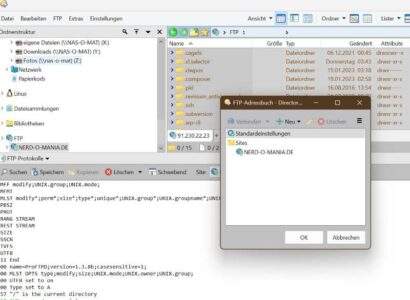 Directory Opus 13 Test - FTP Zugang einrichten