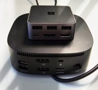 Samsung DEX - Größenvergleich Docking-Station