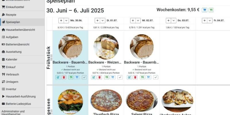 Grocy Test - im Jahr 2025 noch grossartiger und ökonomischer.. 20 Grocy Test - im Jahr 2025 noch grossartiger und ökonomischer..