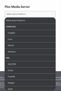 DIY Medien-Server - PLEX ist auf allen Plattformen lauffähig