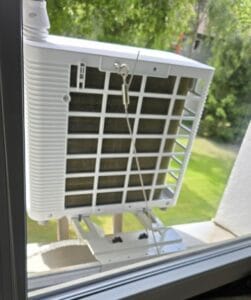 MIDEA Portasplit Test - Fenstermontage
