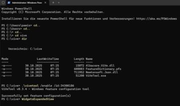 Windows 11 und ViVeTool - wie man unkonventionell Updates schneller bekommt, als microsoft lieb ist..