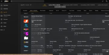Plex Medienserver und TV aufnehmen - es lag an der falschen Senderliste