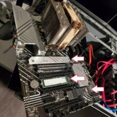 PC auf AIO-Wasserkühlung umrüsten - Mainboard mit konventionellem Lüfter