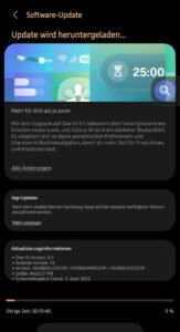 One UI 8.5 Update ist da - Update am 18.5.2026