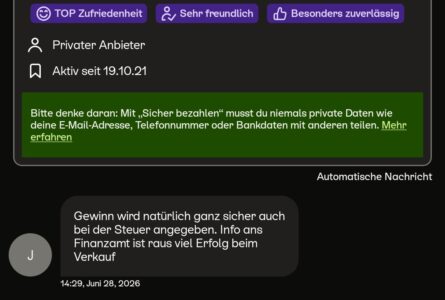 Monatsrückblick Juni 2026 - Kleinanzeigen Hass